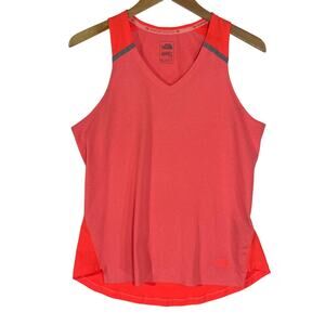 NORTH FACE Women’s Tank Top Flash Dry XD Orange Running Training Tank Large